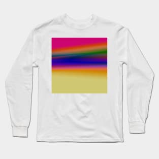 RED BLUE GREEN TEXTURE ART Long Sleeve T-Shirt